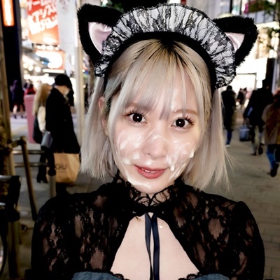 【Hカップ従順ペット】カフェ店内で露出オナニー→猫耳コスプレ8発ぶっかけ乱交SEX→白濁ザー汁メイクで繁華街を顔射ウォーク【個撮】 